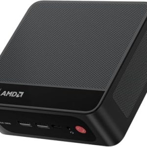 Beelink SER5 MAX Mini PC, AMD Ryzen 7 6800U, 24GB RAM, 500GB SSD, 4K Triple Display Support, Ideal for Gamers and Profes